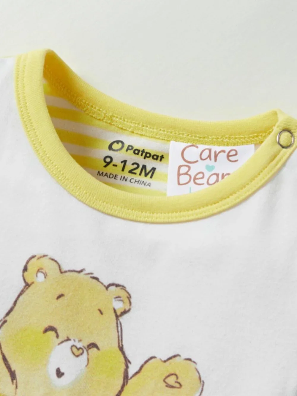 Care Bears Baby Yellow Stripe Funshine Bear Romper 0-3 months / 9-12 months NWT